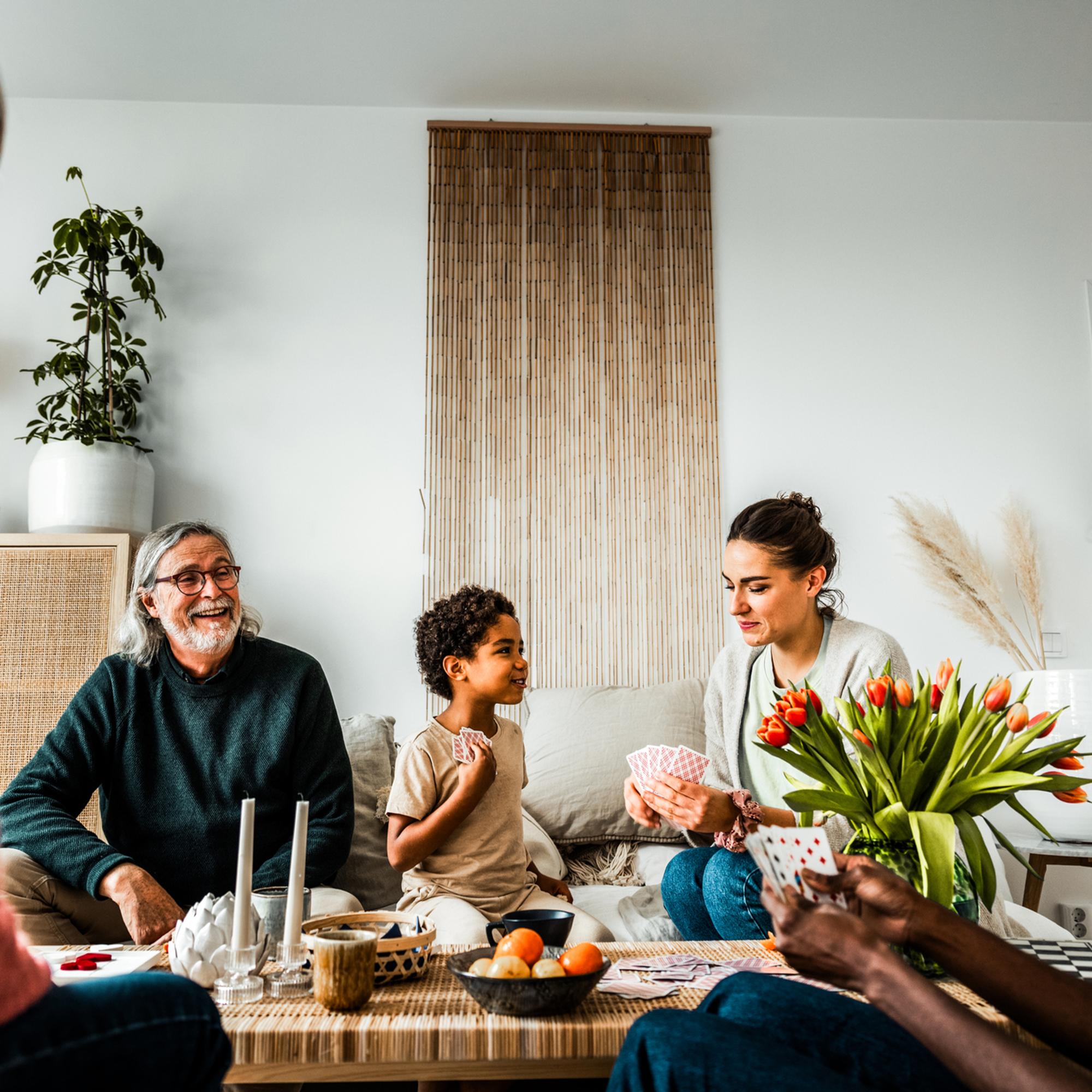 Fler generationer umgås.