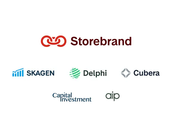 Storebrand AM olika logotyper för olika varumärken